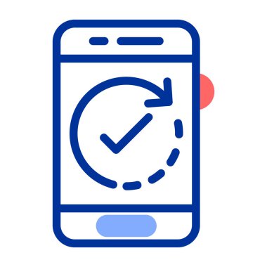 akıllı telefon, web simgesi, basit tasarım vektörü