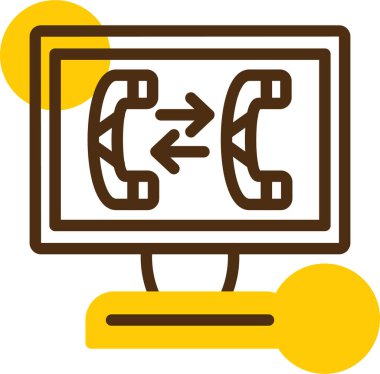 bilgisayar simgesi vektör illüstrasyonu