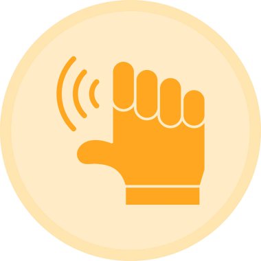 Parmak. Web simgesi basit tasarım