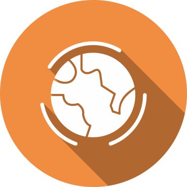 dünya simgesi, vektör tasarımı