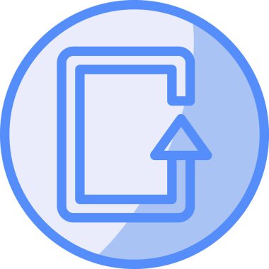 belge simgesi, vektör illüstrasyon tasarımı