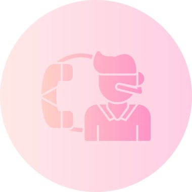 Maske takan bir kızın vektör çizimi