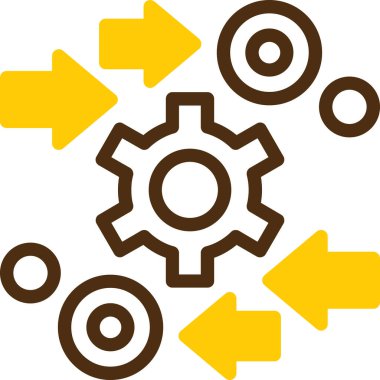 COG ayarlar simgesini, vektör çizim