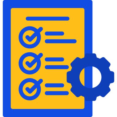 Belge. Web simgesi basit illüstrasyon