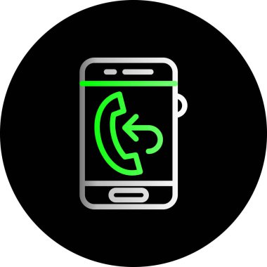 vektör glifini düz simge olarak çağır