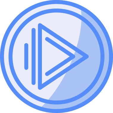 Oynat düğmesi. Basit tasarım