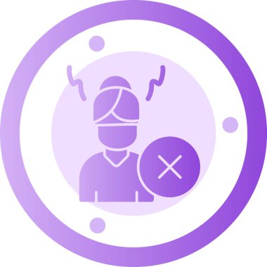 Benzersiz uzaylı vektör simgesi