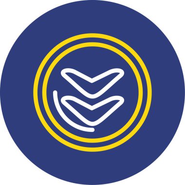 Ok. Web simgesi basit illüstrasyon