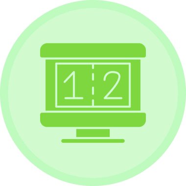 Bilgisayar. Web simgesi basit illüstrasyon