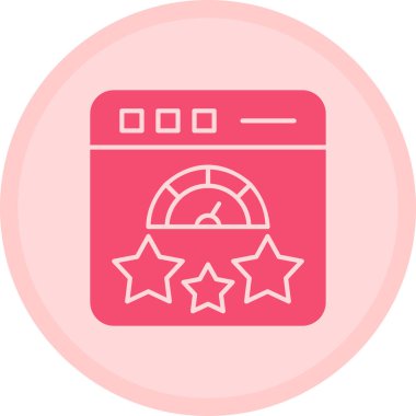 Web simgesi, takvimin basit illüstrasyonu