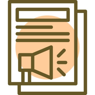 Dosya. Web simgesi basit illüstrasyon