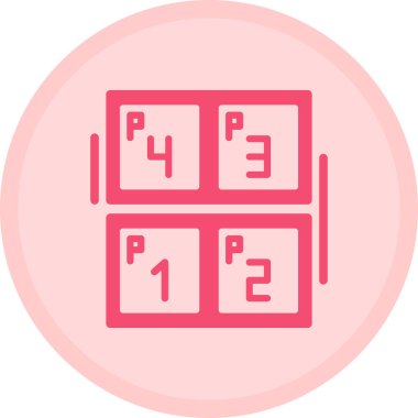 Seo simgesinin vektör illüstrasyonu