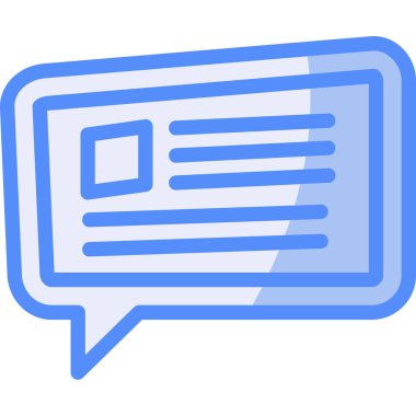 konuşma balonu ileti simgesi, özet biçimi