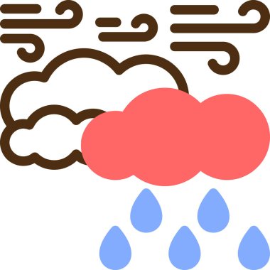 hava tahmini yağmur simgesi