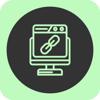 tarayıcı simgesi vektör illüstrasyonu