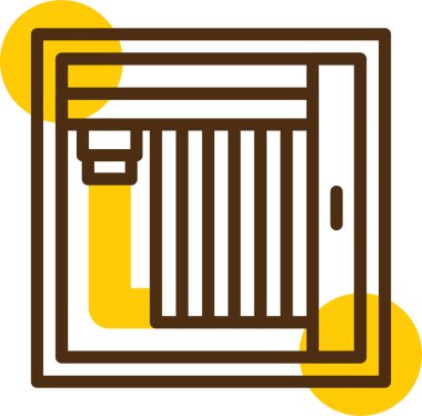 Modern b 'nin vektör illüstrasyonu eksik simgesi