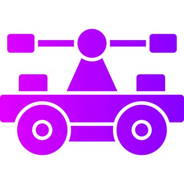 araba simgesi vektör illüstrasyonu