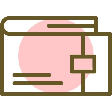 Bir kredi kartı simgesinin vektör çizimi