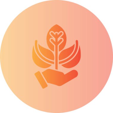 güzel yaprak vektör çizgisi simgesi