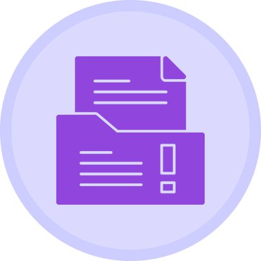 Belge. Web simgesi basit illüstrasyon