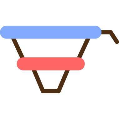 Huni Rengi Doldurulmuş Web simgesi, vektör illüstrasyonu