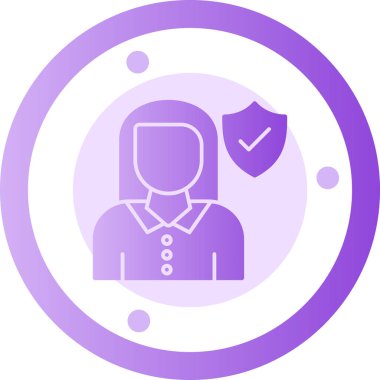 Rozet. Web simgesi basit illüstrasyon