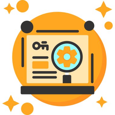 Web & mobil için iş yönetimi dairesi simgesi