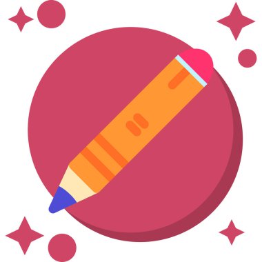 Kalem. Web simgesi basit tasarım