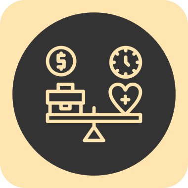 Modern simgenin vektör illüstrasyonu