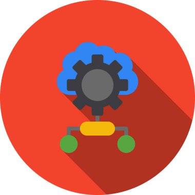 Bir dişli tekerleğinin vektör illüstrasyonu