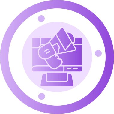 seo modern simgesinin vektör illüstrasyonu