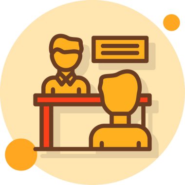 iş simgesi vektör illüstrasyonu