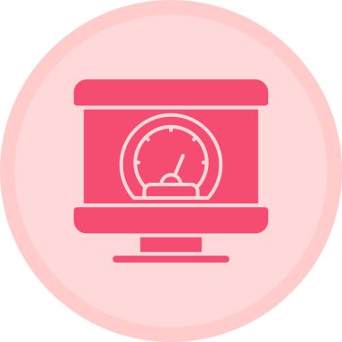 Bilgisayar. Web simgesi basit illüstrasyon