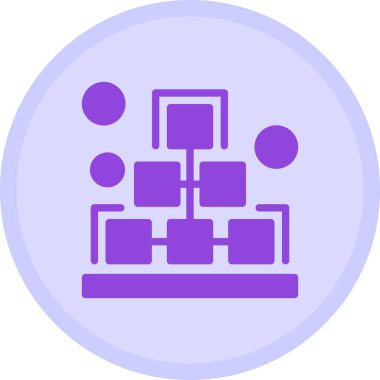 Bilgisayar. Web simgesi basit illüstrasyon