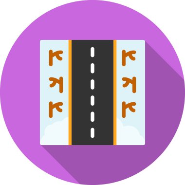 Yol tabelası. Basit resimleme