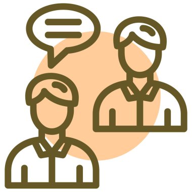 İş ve finans simgesinin vektör illüstrasyonu