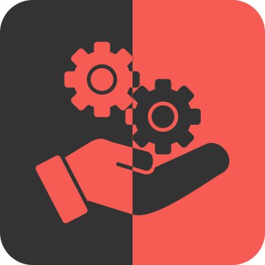 dişli ayarlama simgesi. vektör illüstrasyonu