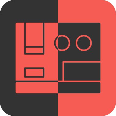 Modern b 'nin vektör illüstrasyonu eksik simgesi