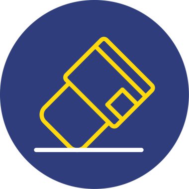 Bir kitap simgesinin vektör illüstrasyonu