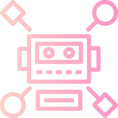 seo modern simgesinin vektör illüstrasyonu