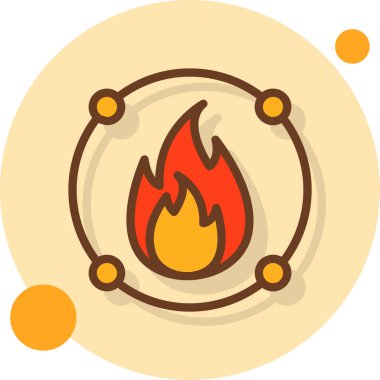 ateş Ağı simgesi, illüstrasyon