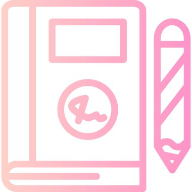 Ağ simgesi, basit cetvelin vektör illüstrasyonu