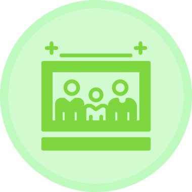 İş ekibi. Basit resimleme