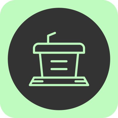 İllüstrasyon kahve makinesi simgesi