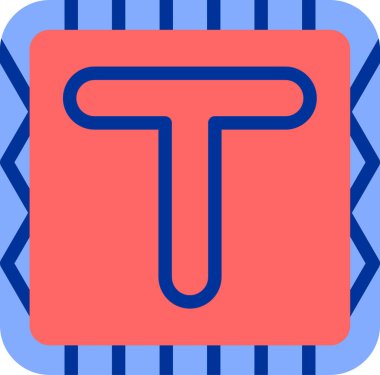 Modern b 'nin vektör illüstrasyonu eksik simgesi