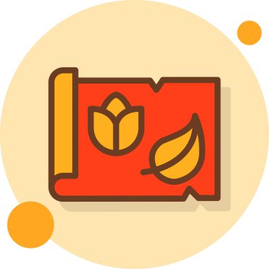 Moda tasarım tarzında bir kafe simgesi