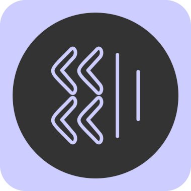 Tek izole edilmiş simgenin vektör illüstrasyonu