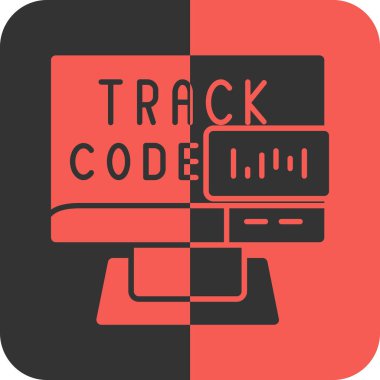 Kod simgesi, vektör çizimi