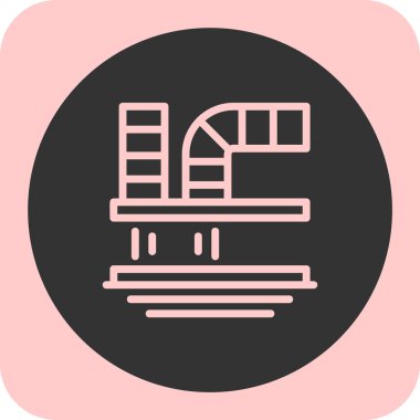 Yapı simgesinin vektör illüstrasyonu