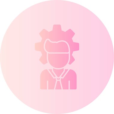 Kalbi olan bir kadının vektör çizimi